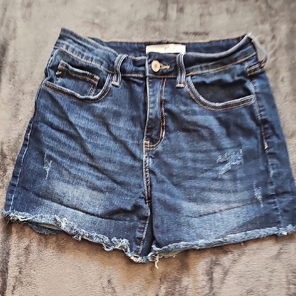 KanCan Pants - KanCan Indigo Denim Shorts
